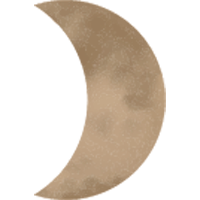 Zunehmender Mond Symbol für Selbstbewusstsein stärken